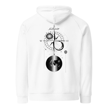 Kilonia Design Compass Design Unisex Raglan Hoodie - Eco-Friendly Comfort-Kilonia Design