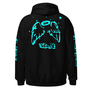 Kilonia Unisex Hoodie - Blue Graphic Design-Kilonia Design