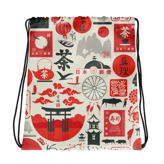 Japanese Style Drawstring bag