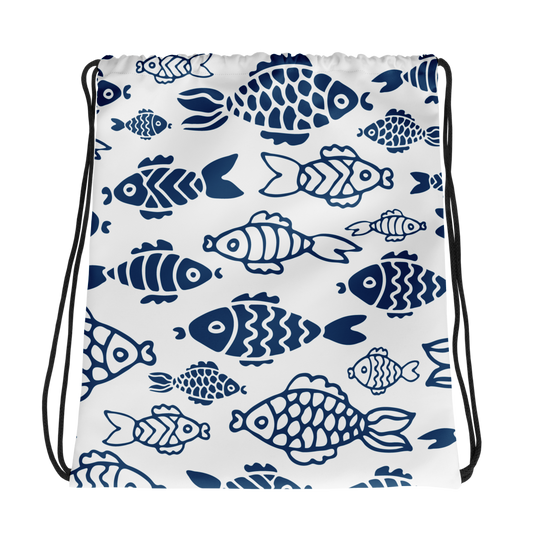 Fish Style Drawstring bag