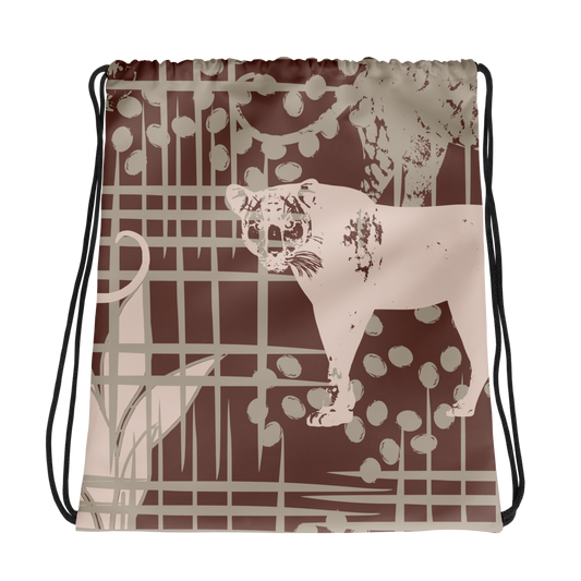 Tiger Drawstring bag