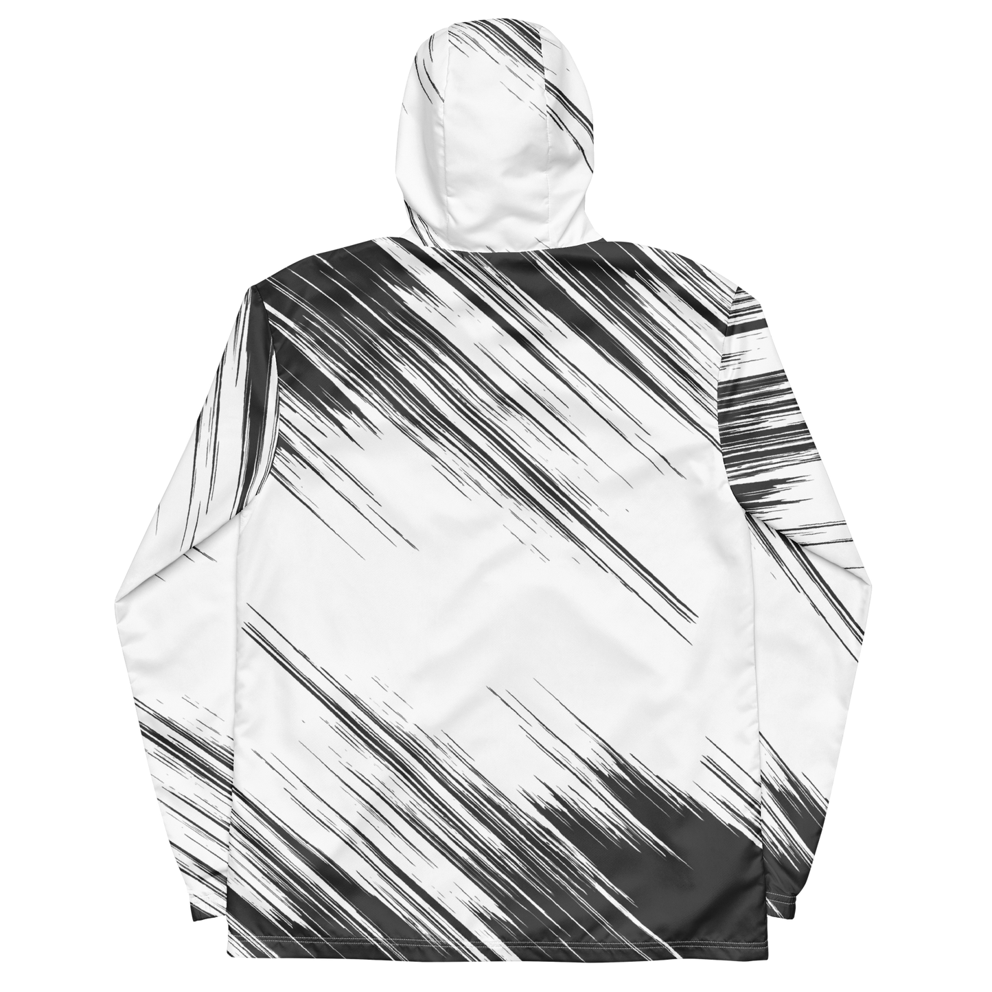 White/Black windbreaker