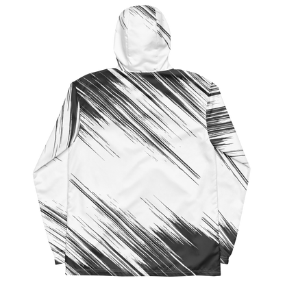 White/Black windbreaker