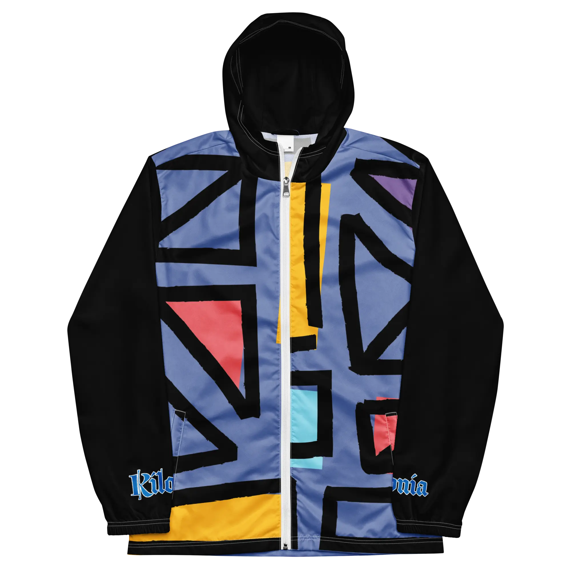 Kilonia Design Windbreaker - Abstract Pattern for Men-Kilonia Design