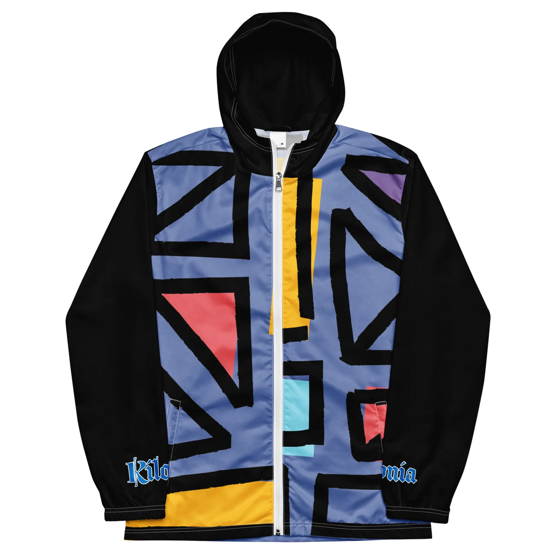 Kilonia Design Windbreaker - Abstract Pattern for Men-Kilonia Design