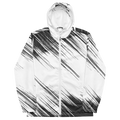 Kilonia Design Men's Windbreaker - Black & White Abstract-Kilonia Design