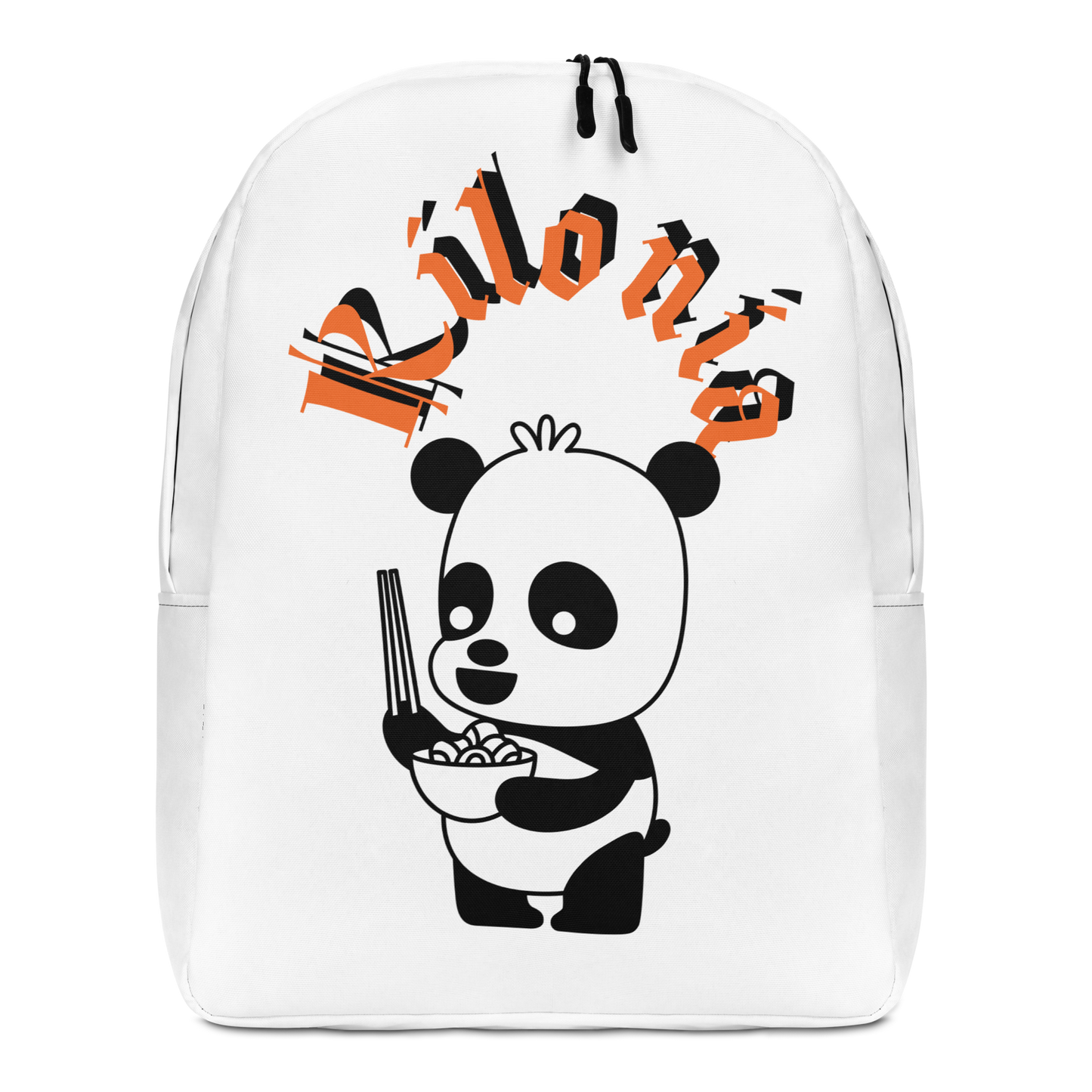 Minimalistischer Panda-Rucksack