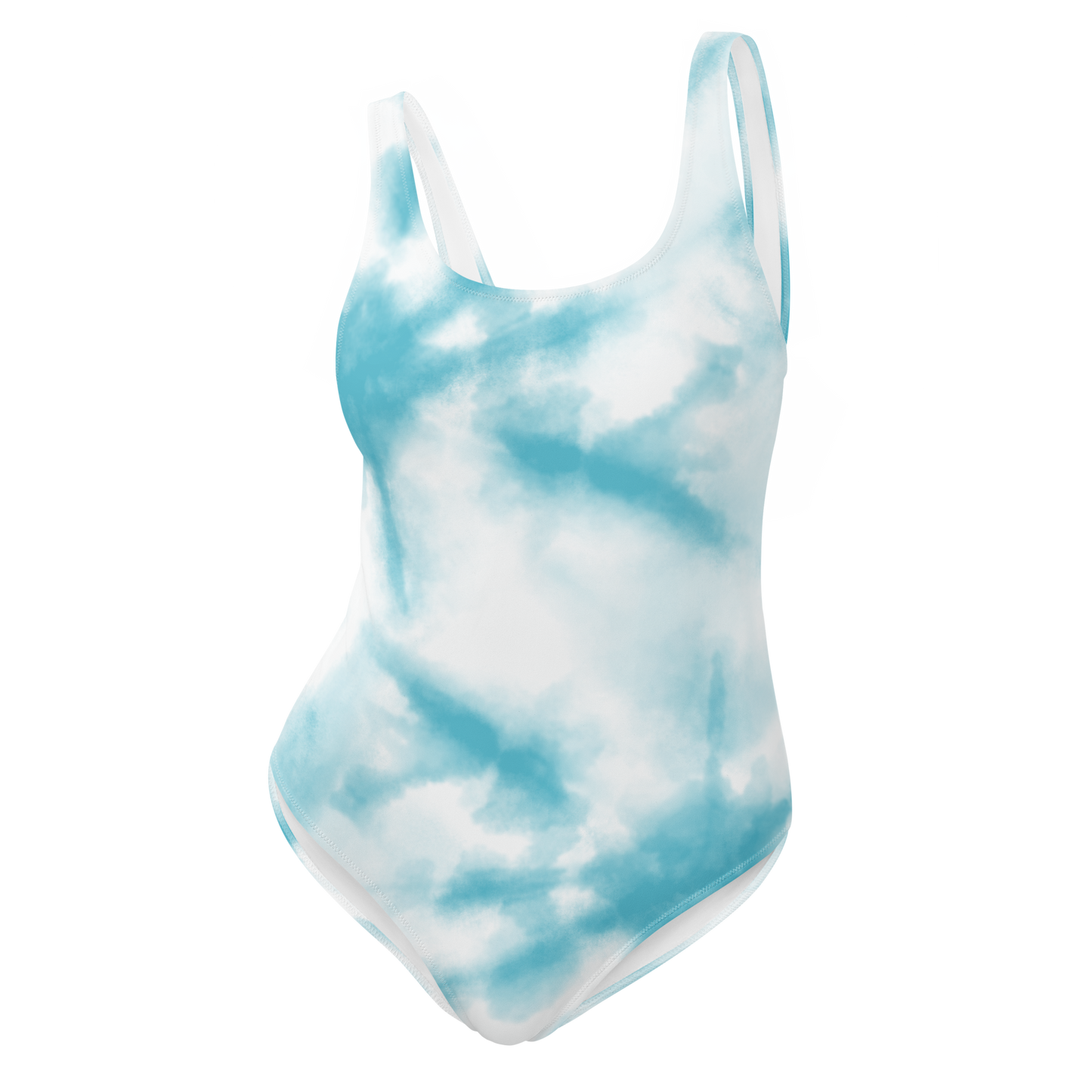 White/Blue Swimsuit