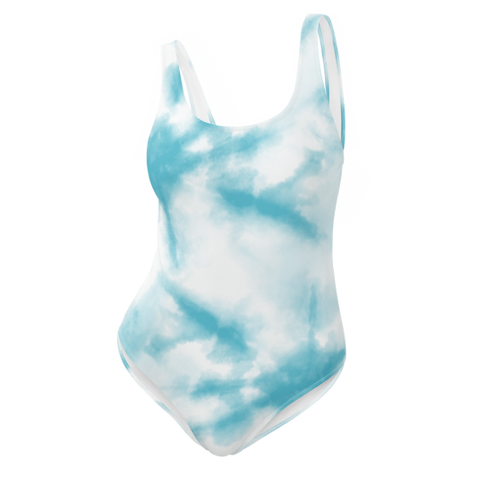 White/Blue Swimsuit