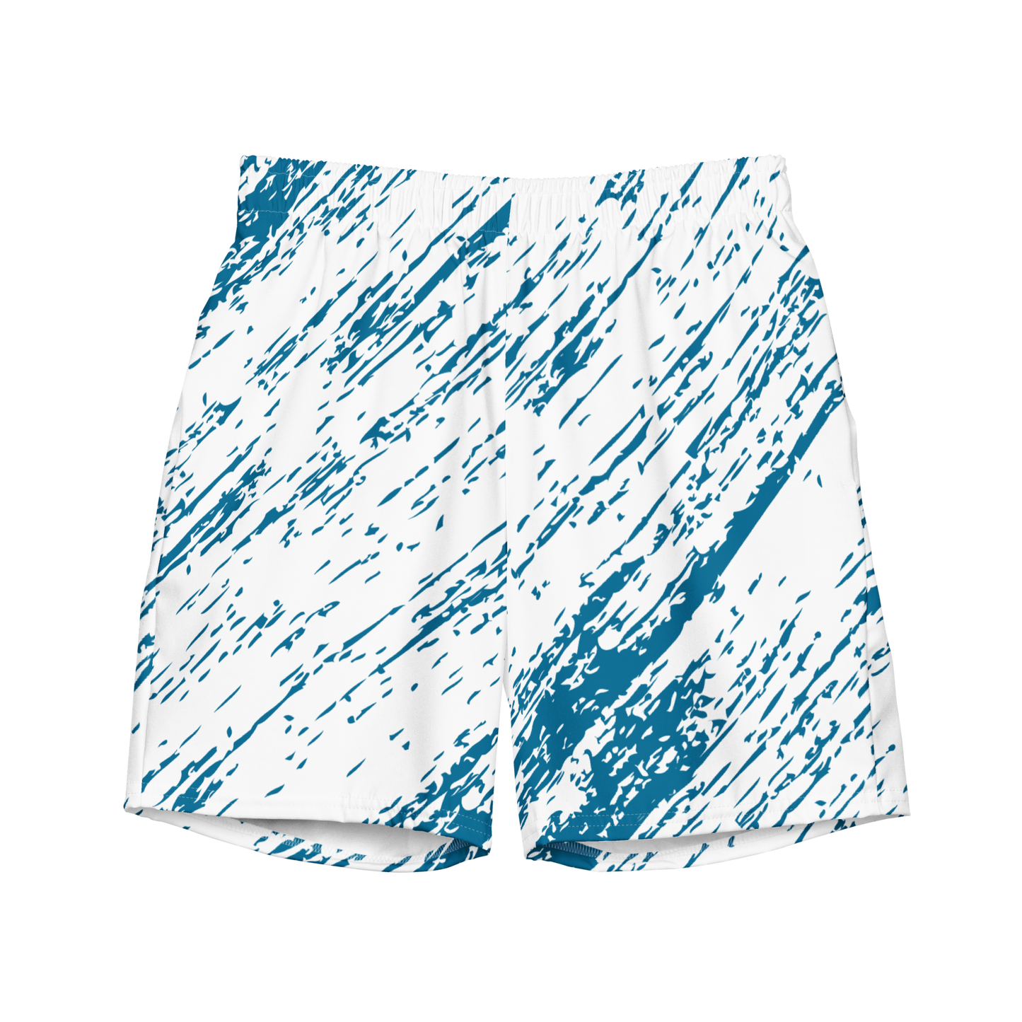 White/Blue Swim Trunks