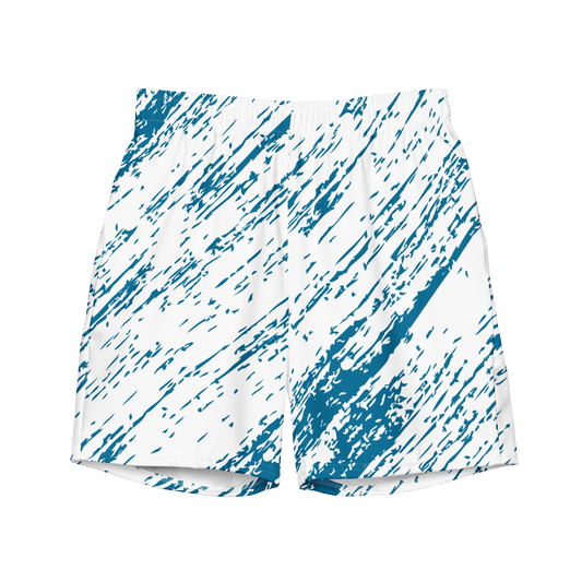 White/Blue Swim Trunks