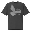 Kilonia Design Oversized T-Shirt - Fly, Freedom, and Eagle Print-Kilonia Design
