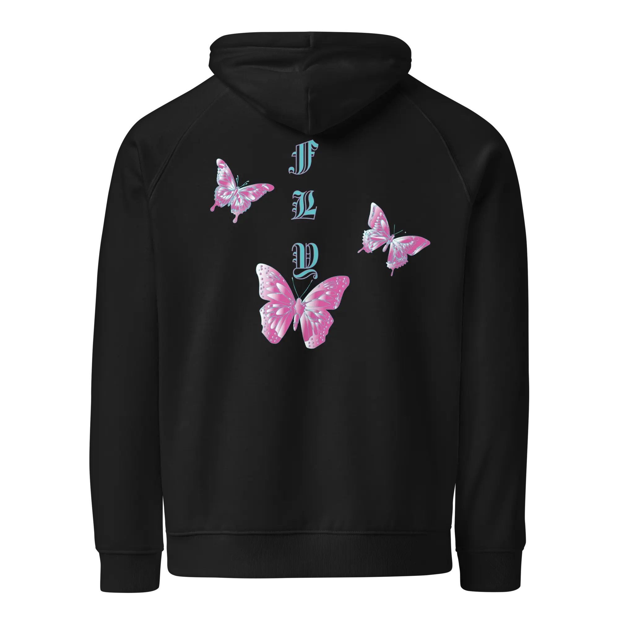 Butterfly Design Unisex Hoodie - Organic Cotton Blend-Kilonia Design
