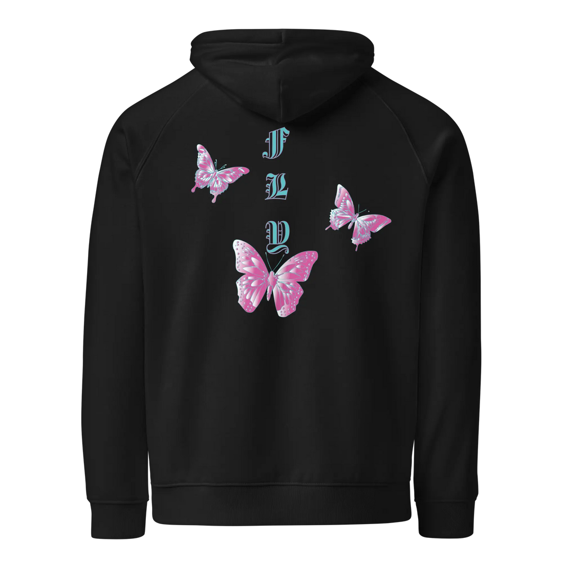 Butterfly Design Unisex Hoodie - Organic Cotton Blend-Kilonia Design