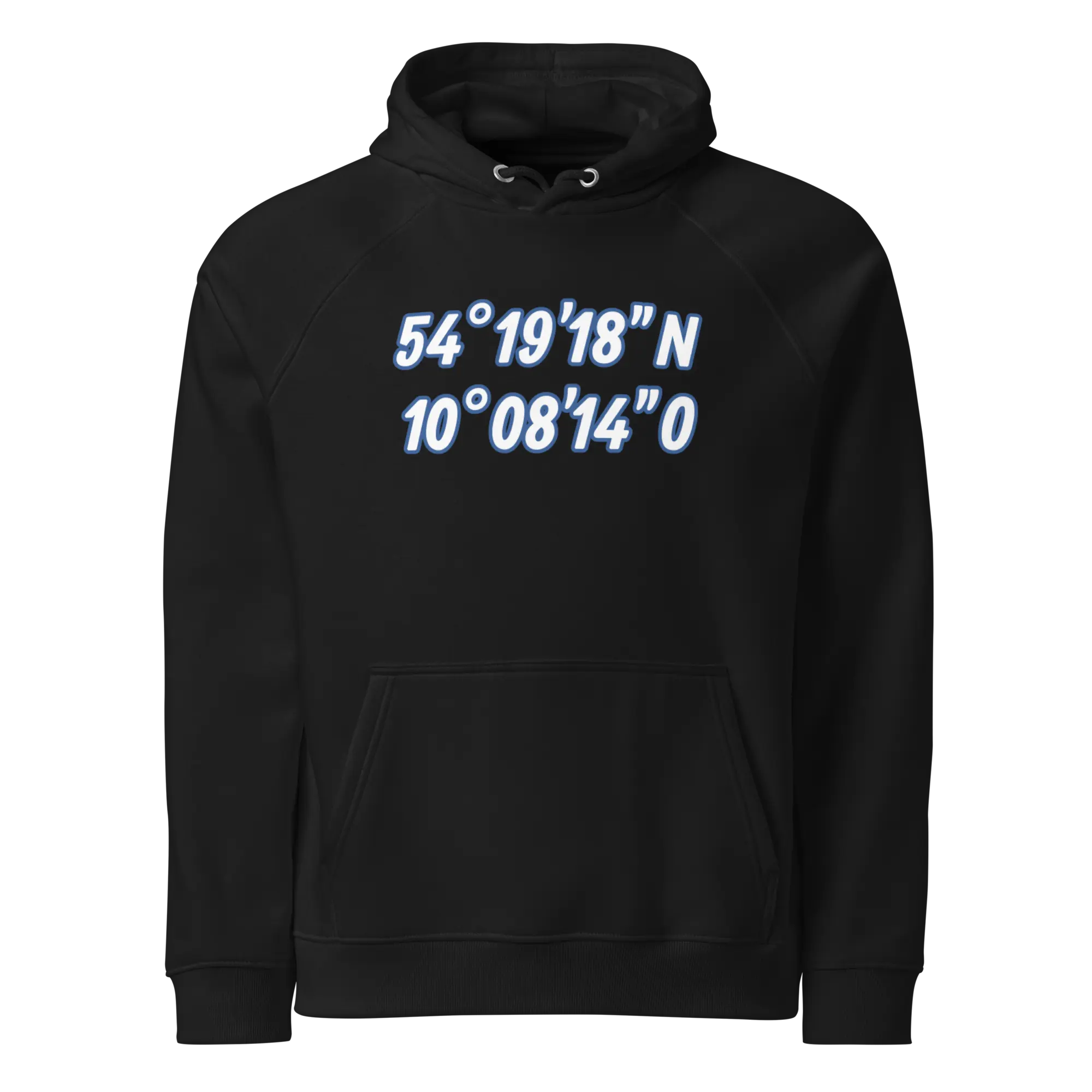 Kilonia Design Coordinates Unisex Hoodie - Eco-Friendly Comfort-Kilonia Design