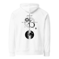 Kilonia Design Compass Design Unisex Raglan Hoodie - Eco-Friendly Comfort-Kilonia Design