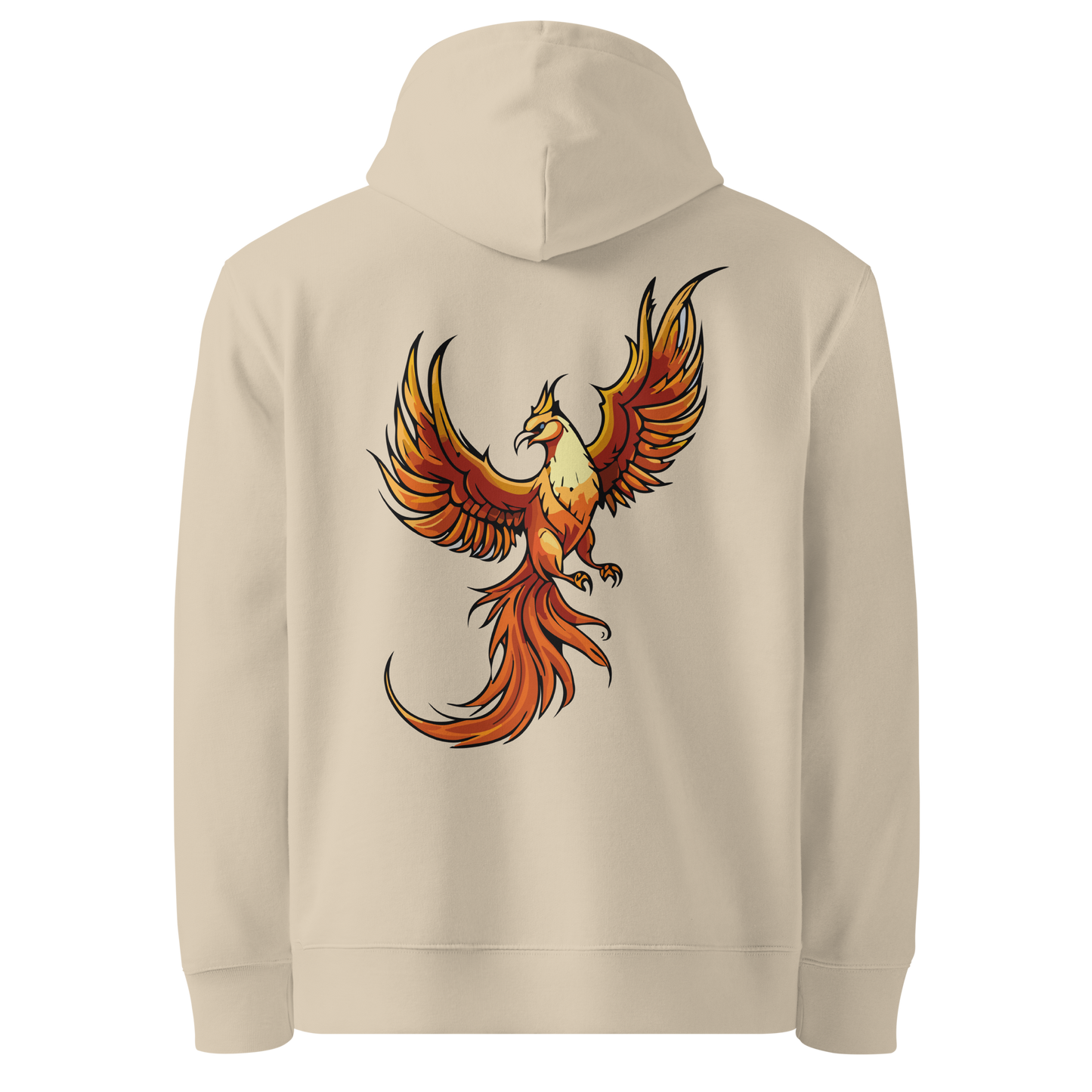 Kapuzenpullover mit Phoenix-Print