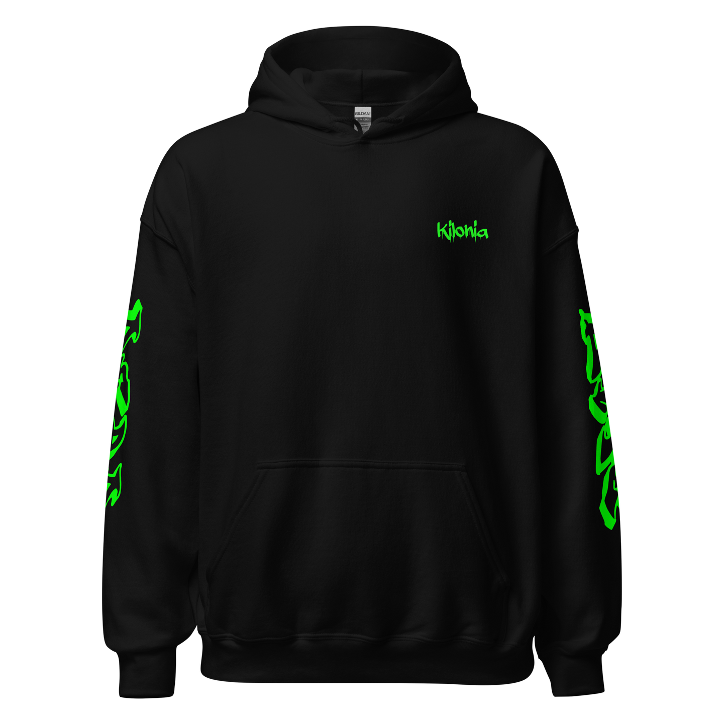 Green Angel Wings Hoodie