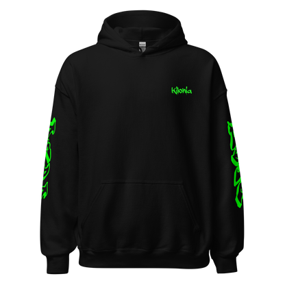 Green Angel Wings Hoodie