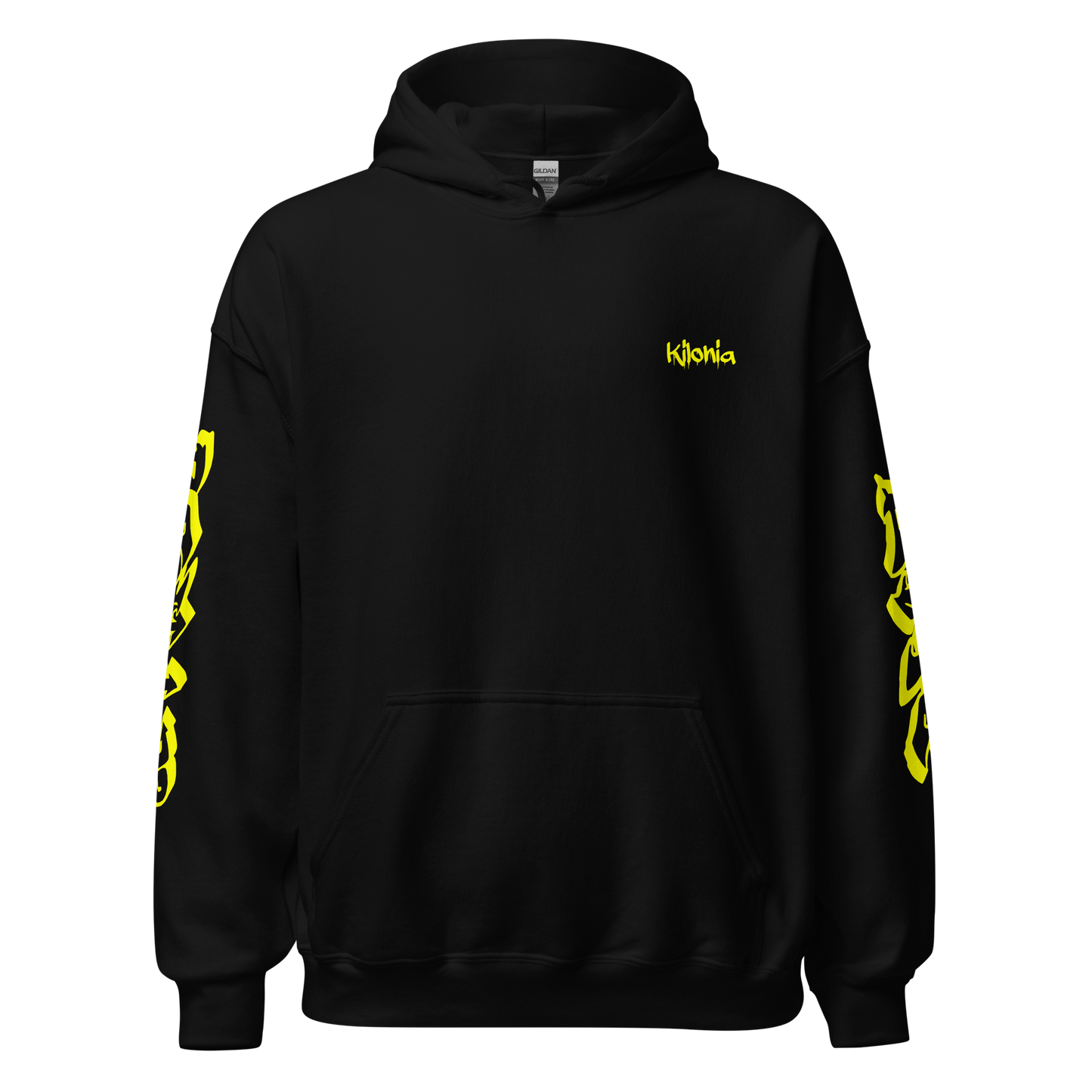 Kilonia Design Hoodie - Yellow Angel Wings-Kilonia Design