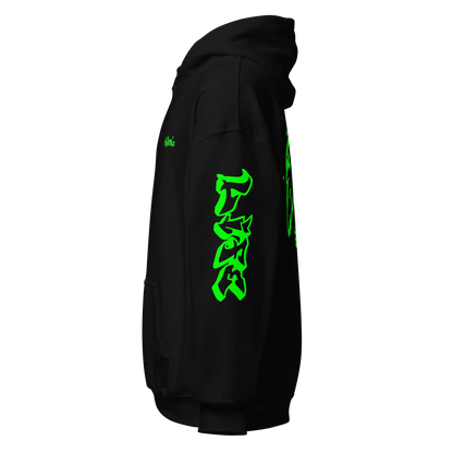 Green Angel Wings Hoodie