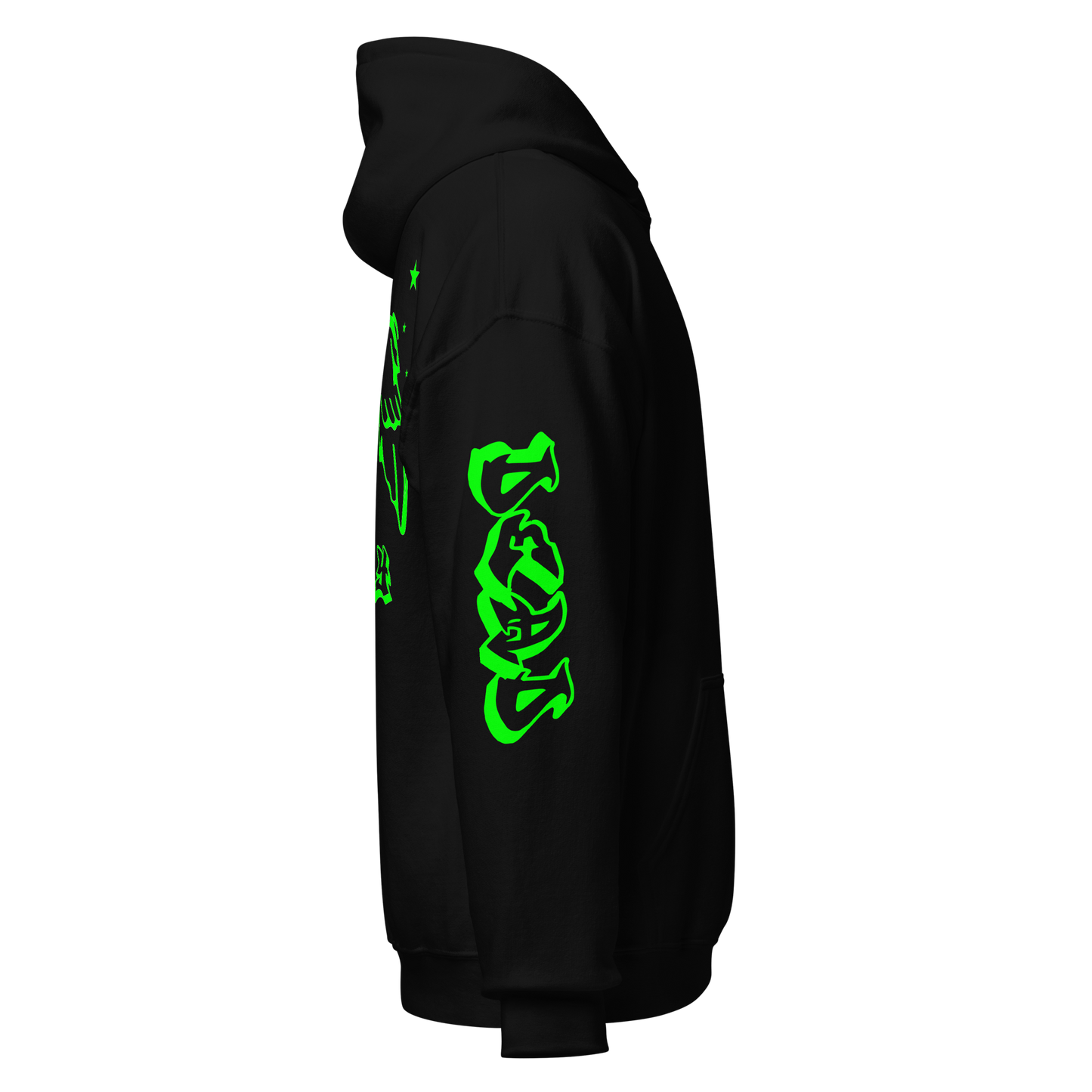 Green Angel Wings Hoodie