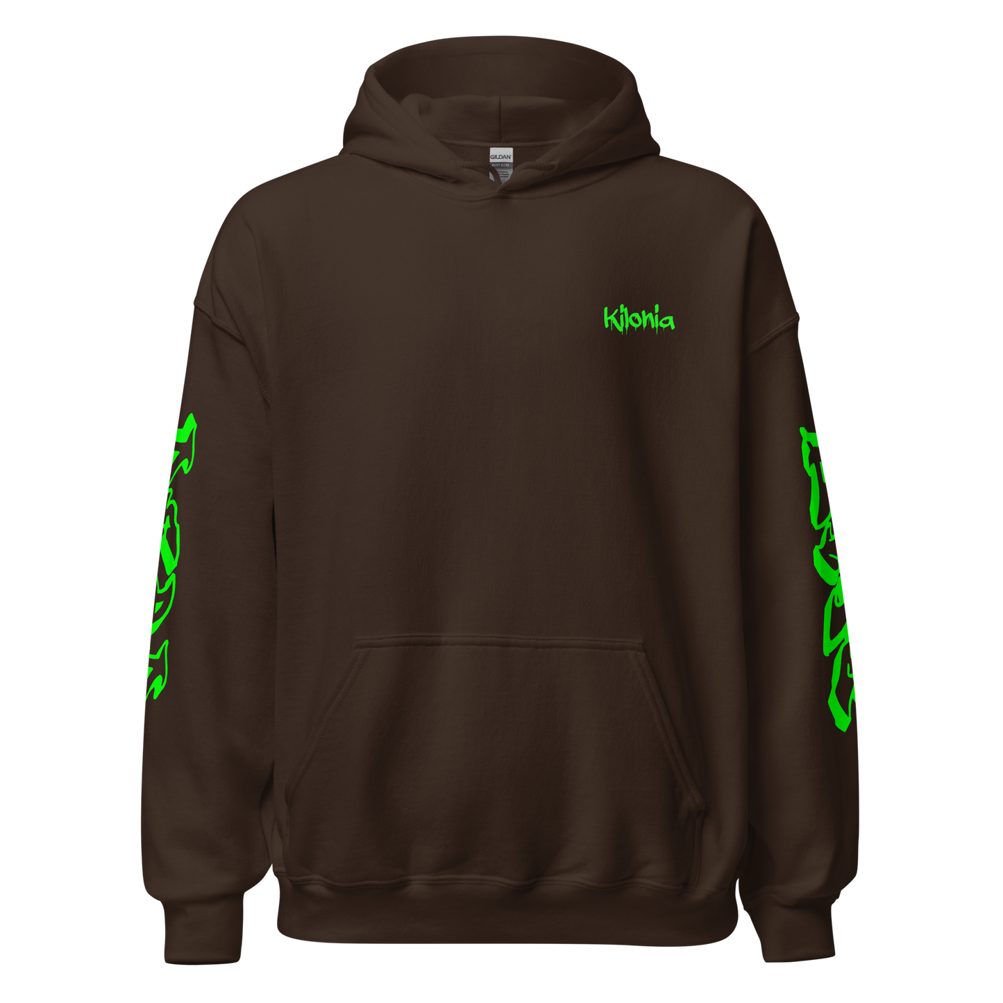 Green Angel Wings Hoodie