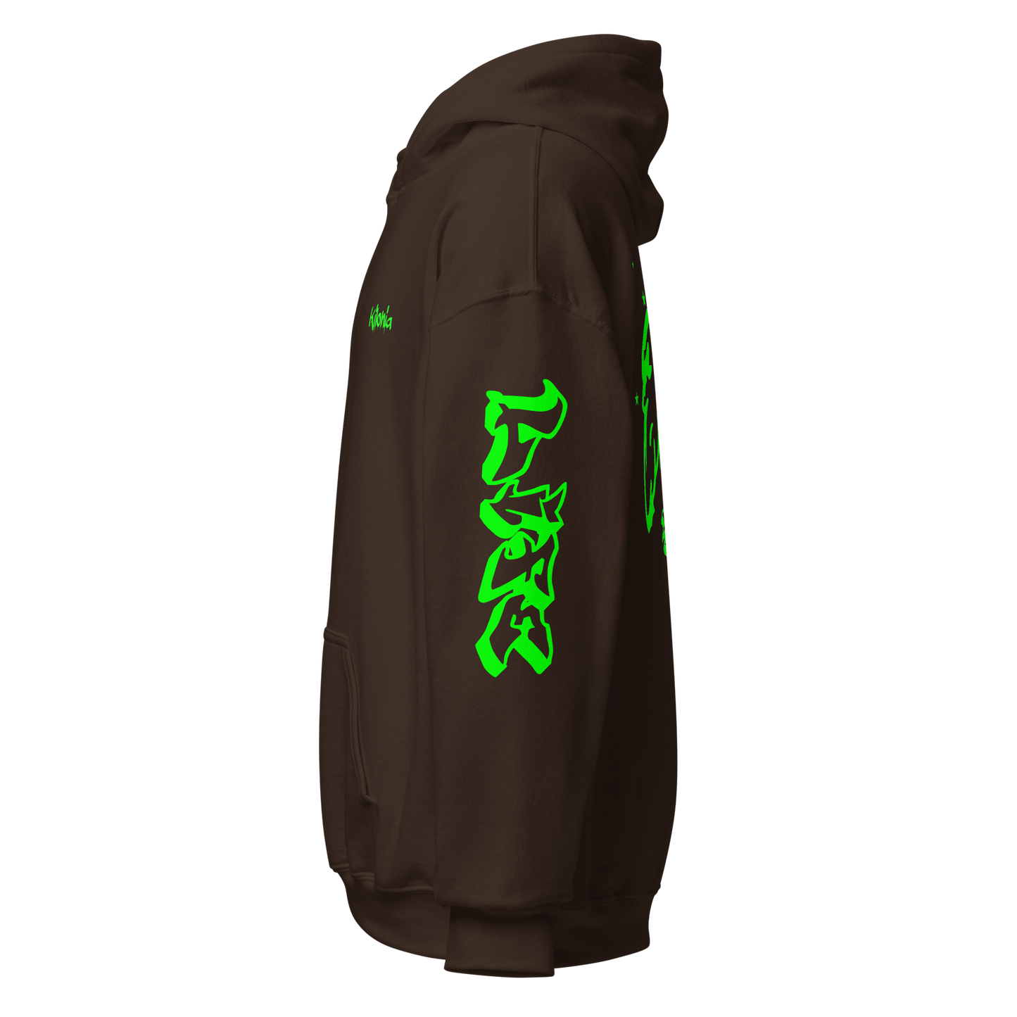 Green Angel Wings Hoodie