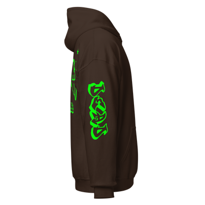 Green Angel Wings Hoodie