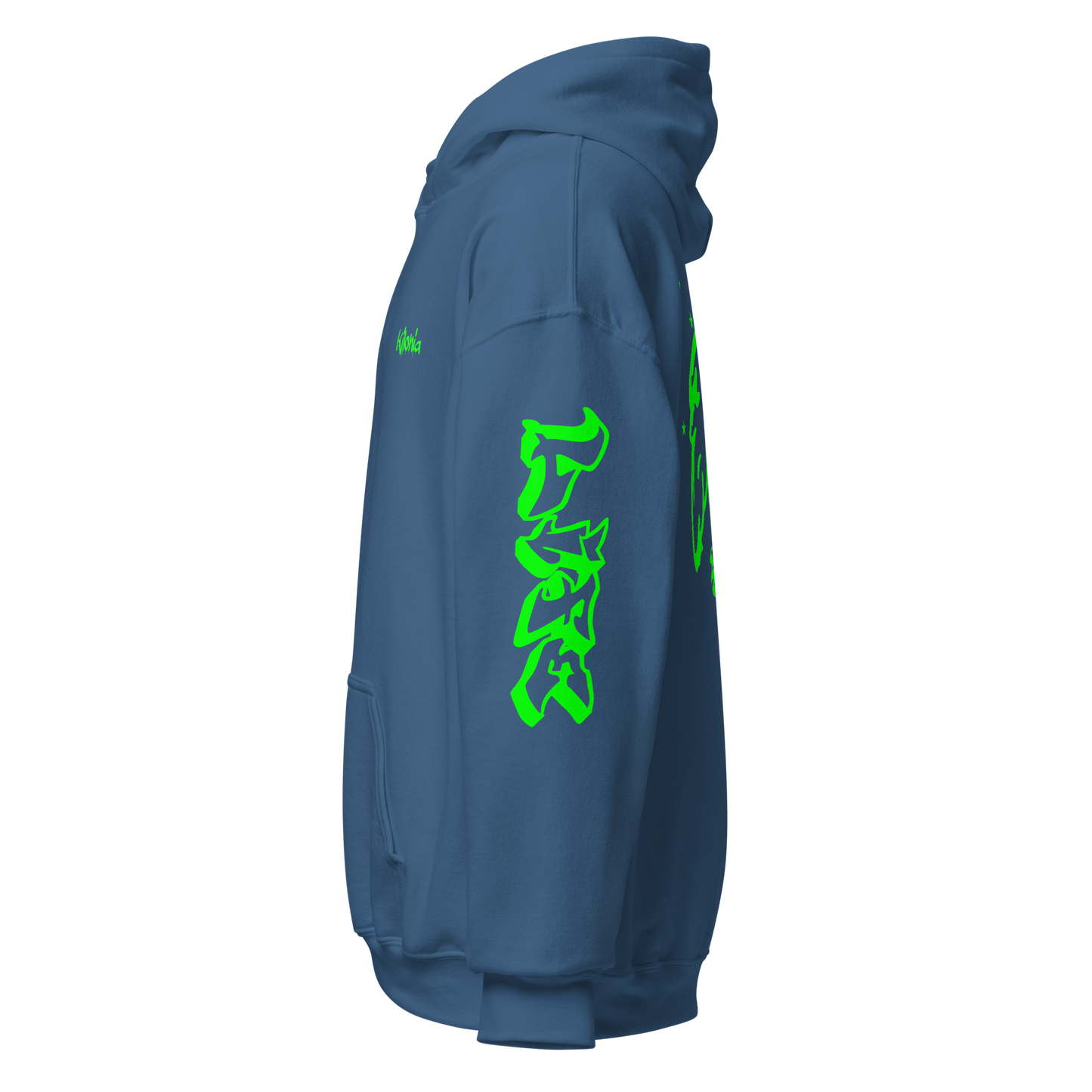 Green Angel Wings Hoodie