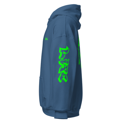 Green Angel Wings Hoodie