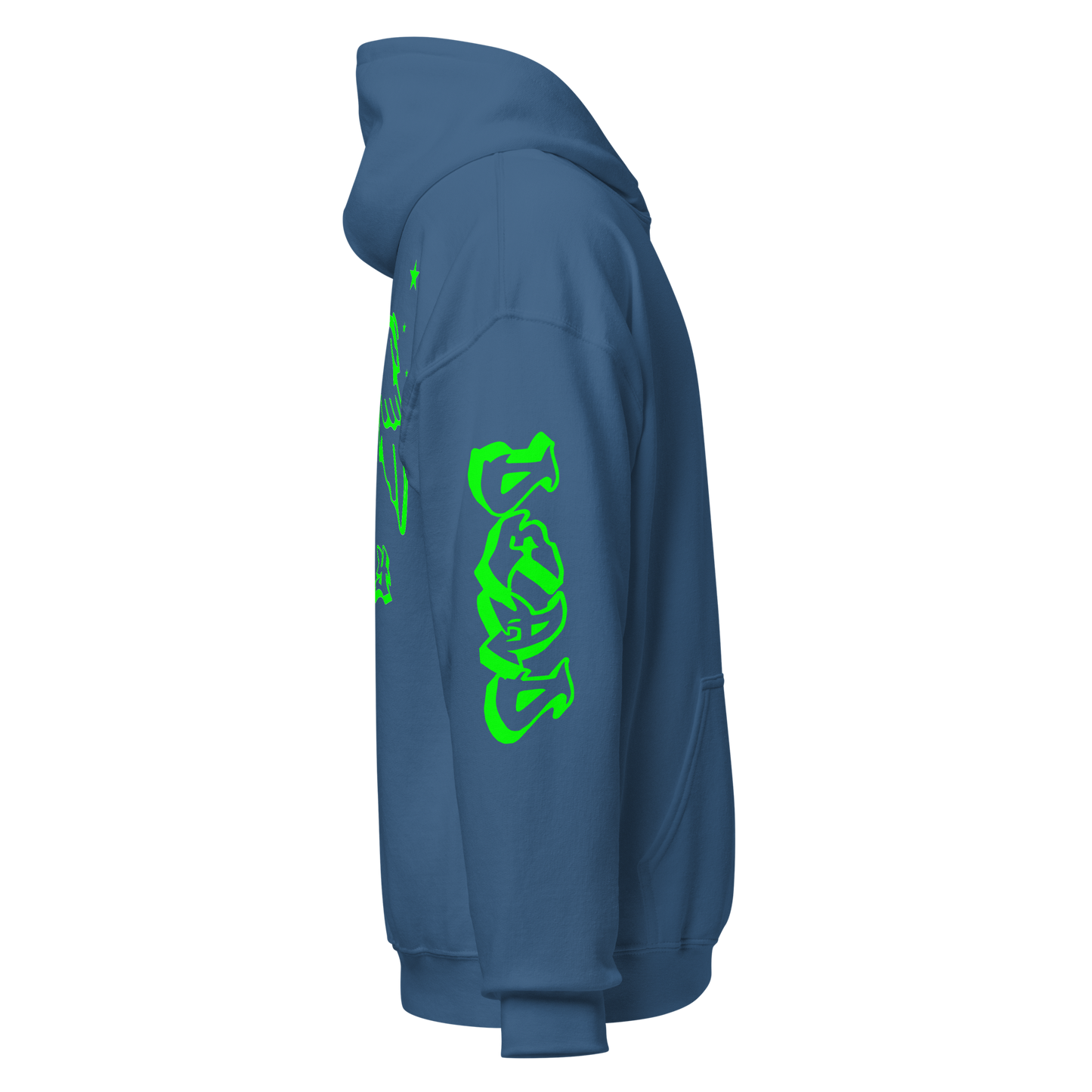 Green Angel Wings Hoodie