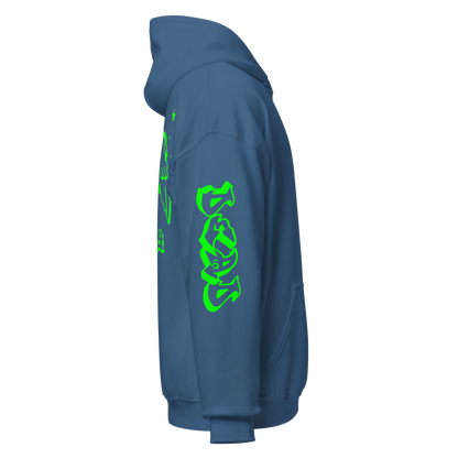 Green Angel Wings Hoodie