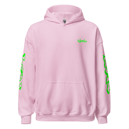 Green Angel Wings Hoodie