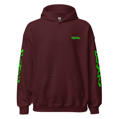 Green Angel Wings Hoodie