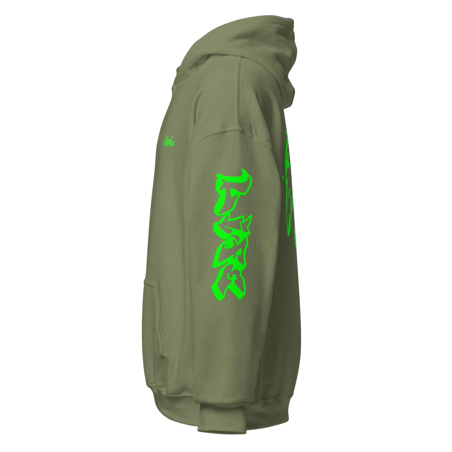 Green Angel Wings Hoodie