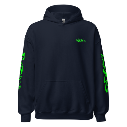 Green Angel Wings Hoodie