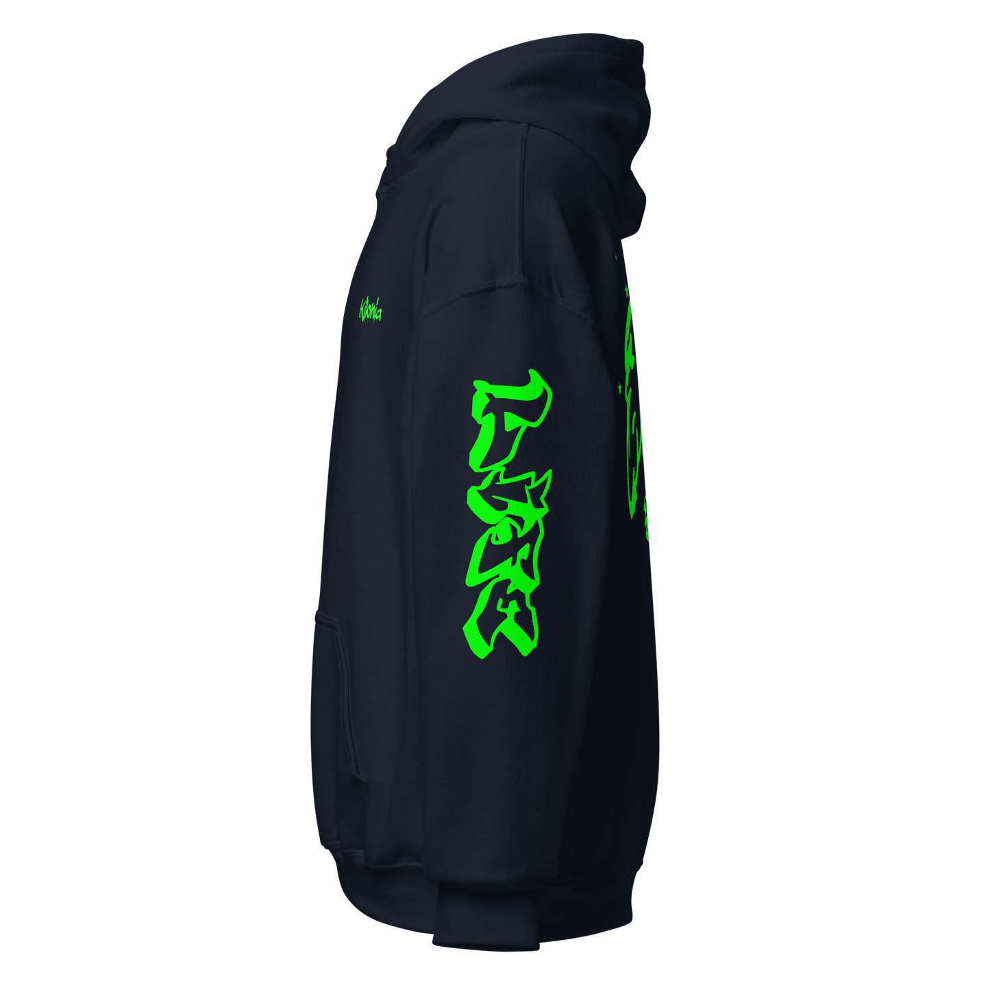 Green Angel Wings Hoodie