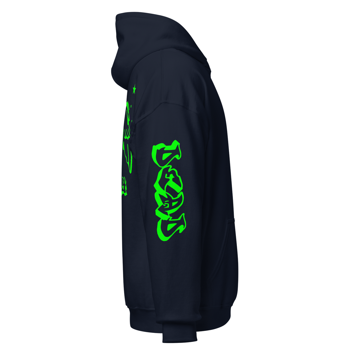 Green Angel Wings Hoodie