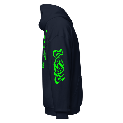 Green Angel Wings Hoodie