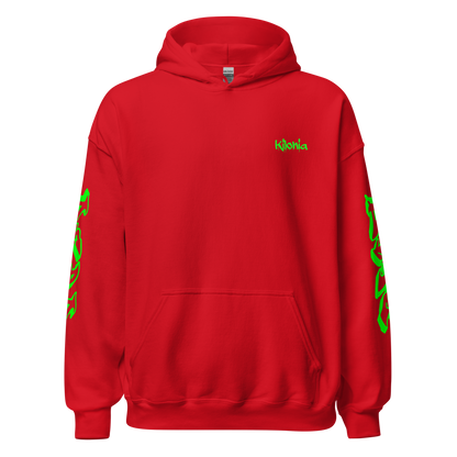 Green Angel Wings Hoodie