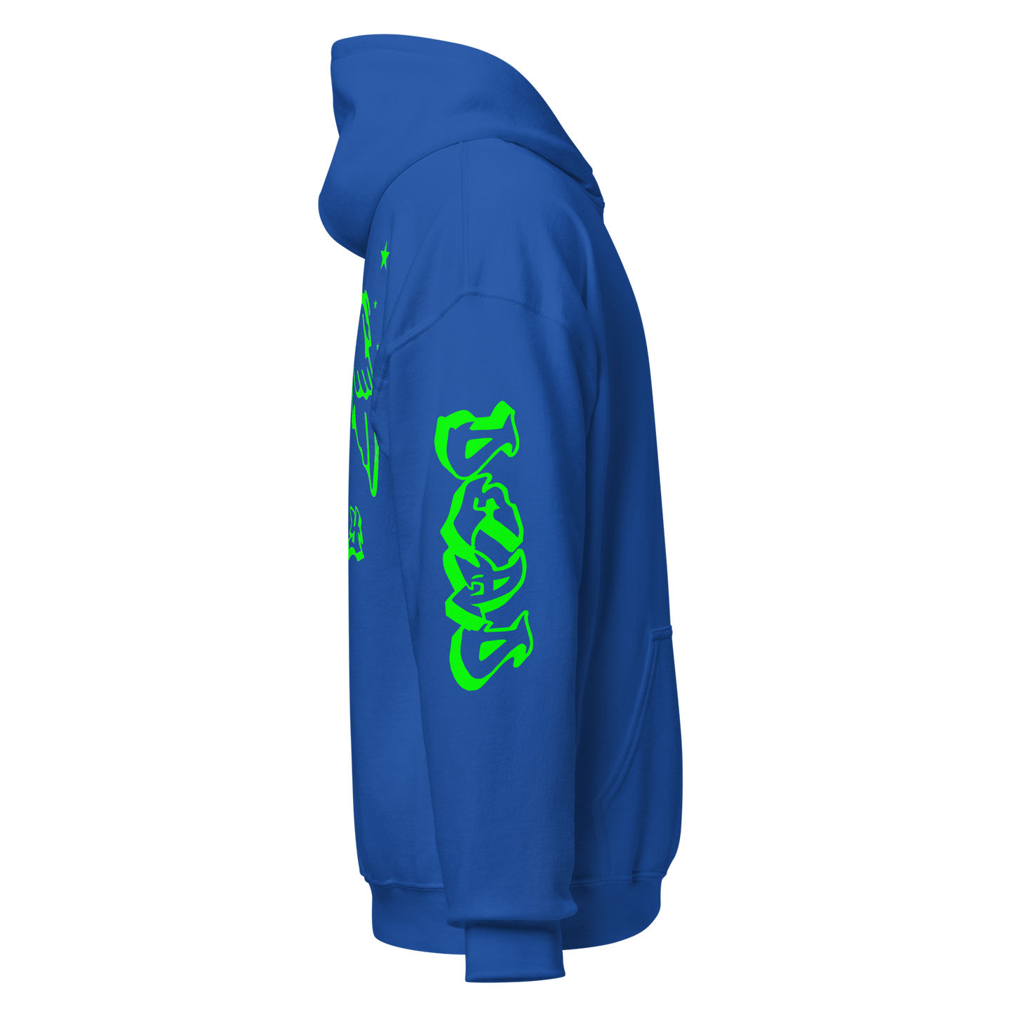 Green Angel Wings Hoodie