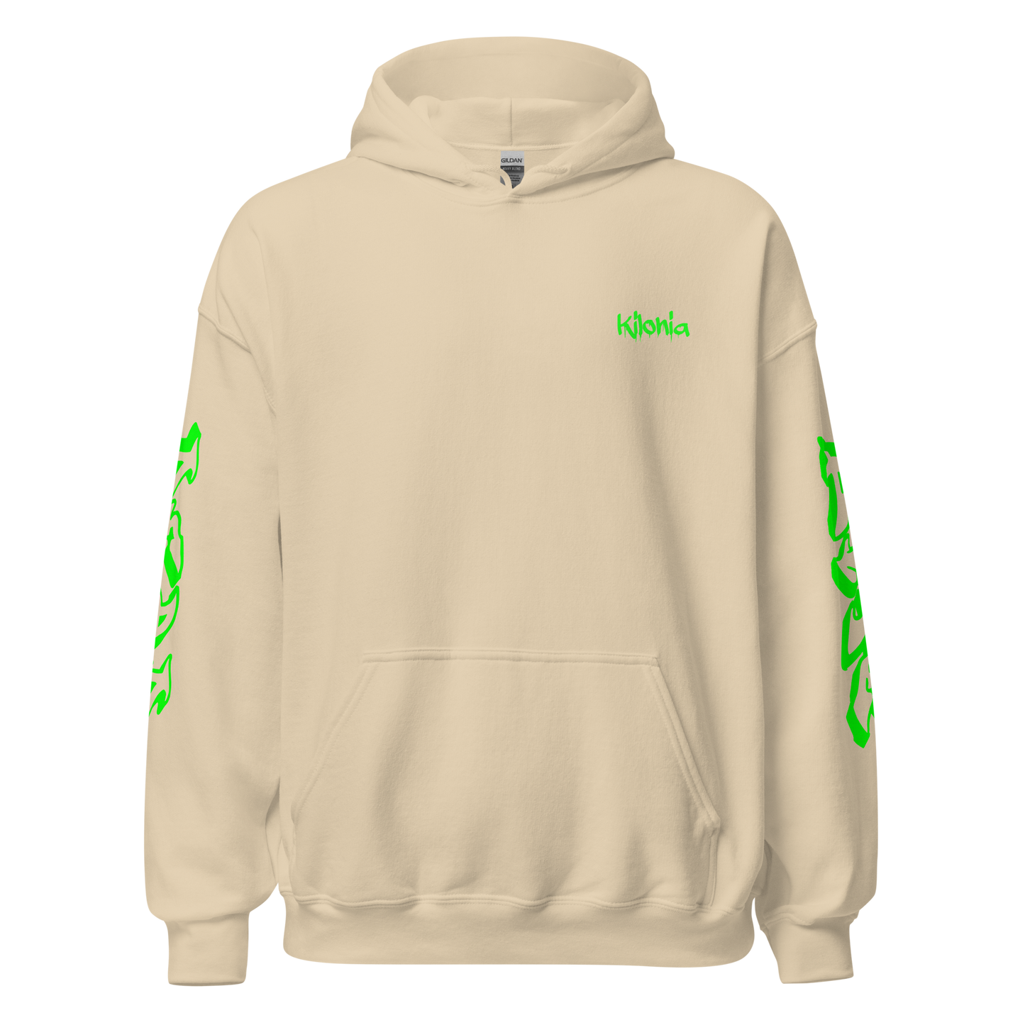 Green Angel Wings Hoodie