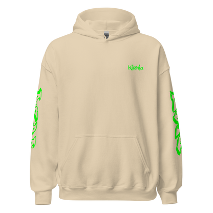 Green Angel Wings Hoodie