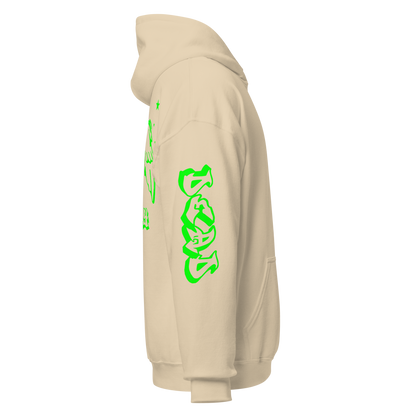 Green Angel Wings Hoodie