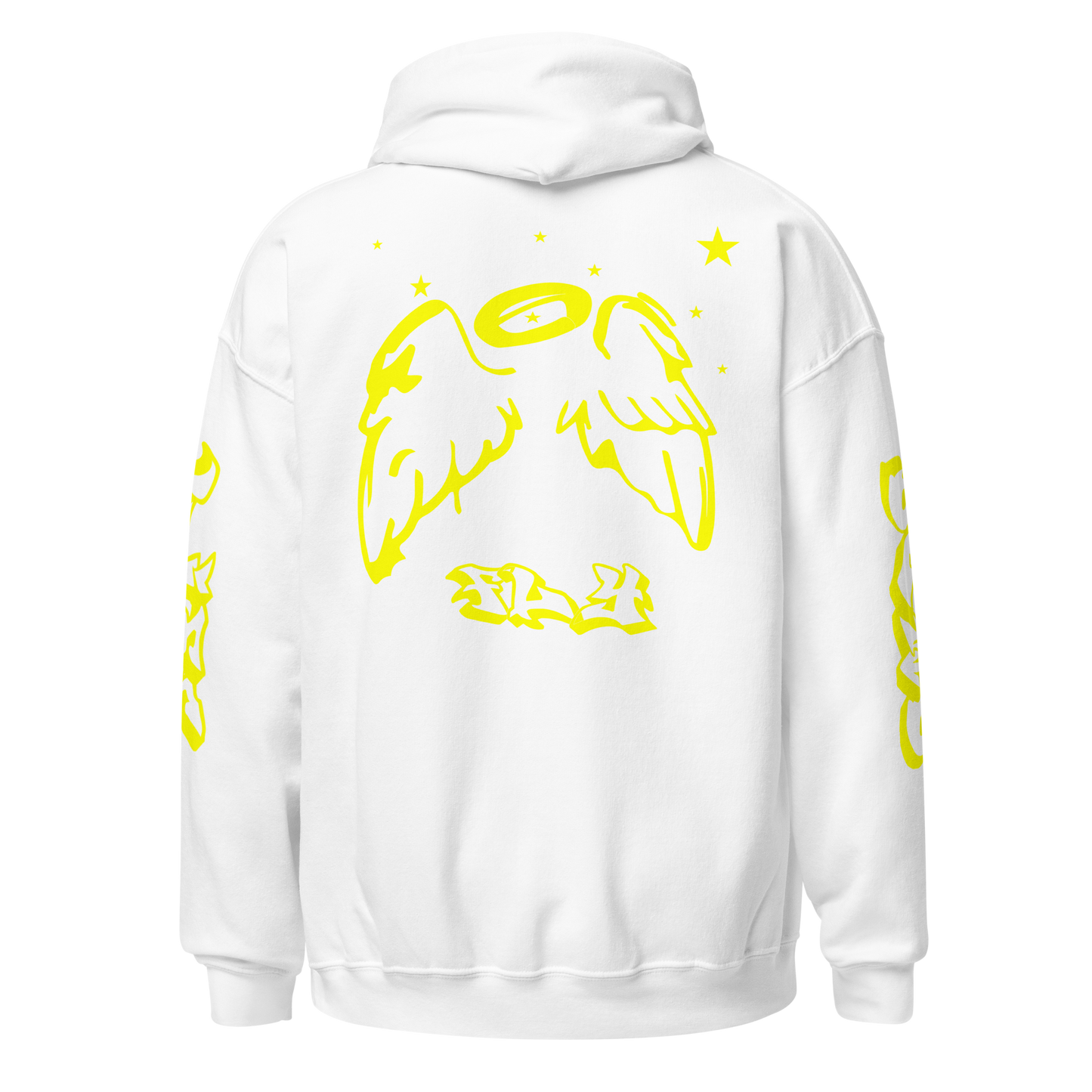 Kilonia Design Hoodie - Yellow Angel Wings