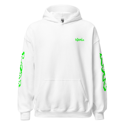 Green Angel Wings Hoodie