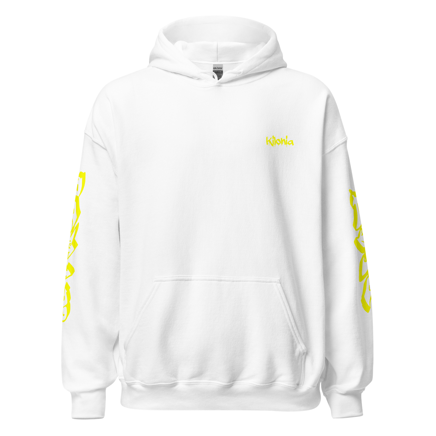 Kilonia Design Hoodie - Yellow Angel Wings-Kilonia Design