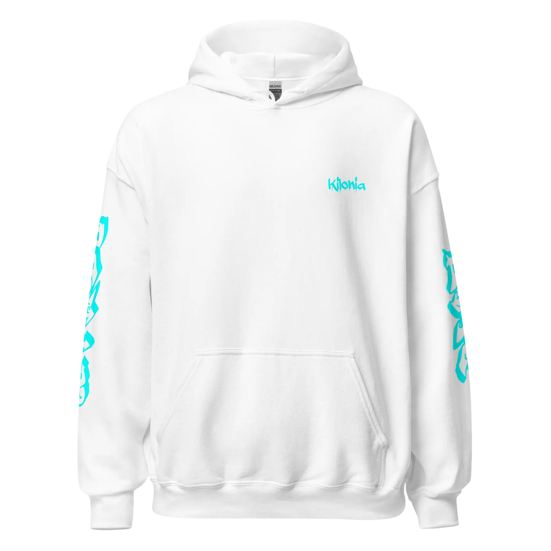 Kilonia Unisex Hoodie - Blue Graphic Design-Kilonia Design