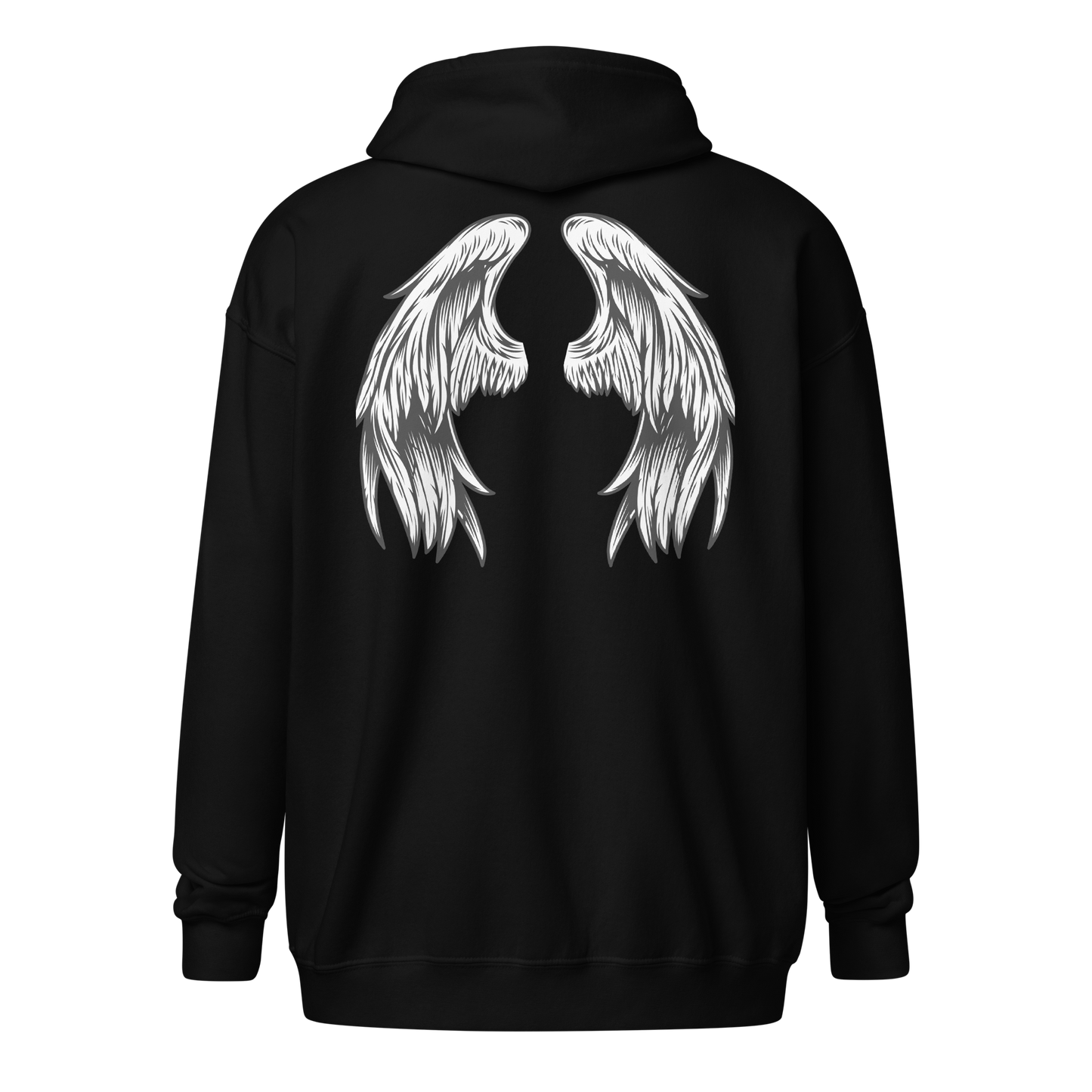 Wings zip hoodie